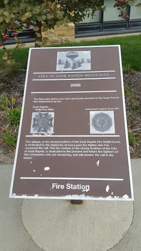 Firefighter Memorial Plaque