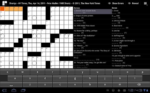 Shortyz Crosswords