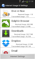 Internet Usage & Settings APK تصویر نماگرفت #8
