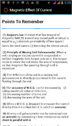 【免費書籍App】Magnetic Effect Of Current-APP點子