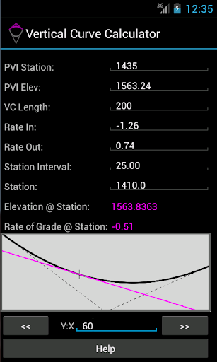 Vertical Curve Calculator