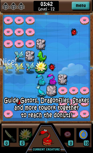 【免費休閒App】Swamp Creatures Loves Donuts-APP點子