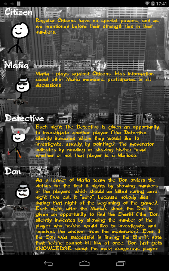 Mafia Party Game Android Apps on Google Play