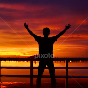 me and sunrise by Chusni Hidayad - Landscapes Sunsets & Sunrises