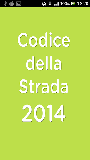 Codice della Strada 2014