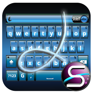 SlideIT Blue Metal Skin.apk 4.0