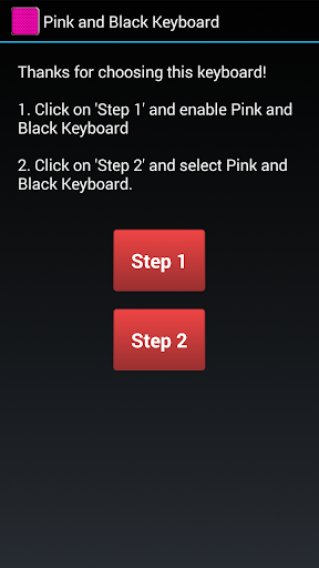 【免費個人化App】Pink and Black Keyboard-APP點子