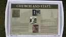 Church and State Information Plaque
