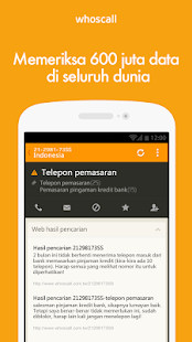 whoscall-blokir telepon, SMS - screenshot thumbnail
