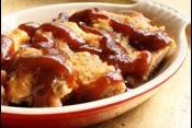 Sweet Potato Bread Pudding W/Cinnamon Caramel Sauce