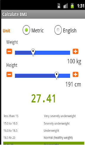 Calculate BMI