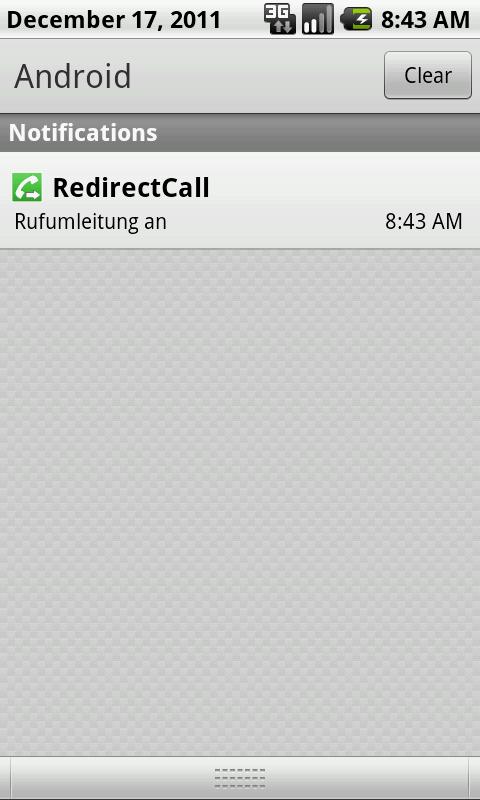 RedirectCall Unlock Key Screen 3