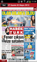 Gazete Haberturk APK צילום מסך #2