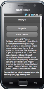 Becky G lyrics Screenshots 3