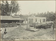 Bouw van een woonhuis