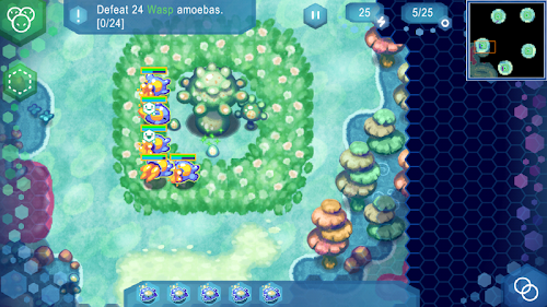 Android application Amoebattle screenshort
