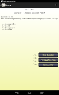 CISSP Evaluator Domain 1 Screenshots 1