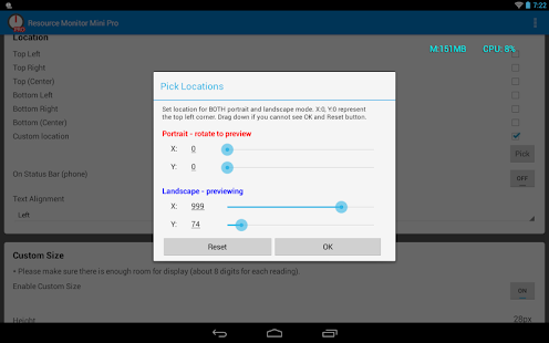 Resource Monitor Mini Pro - screenshot thumbnail