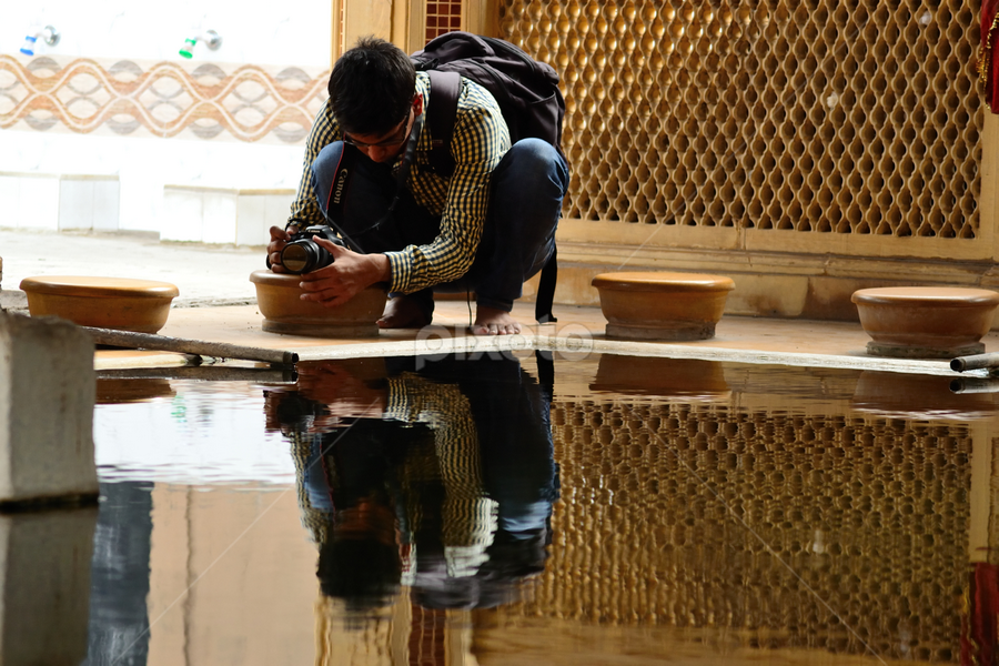 Reflection by Prashant Shah - People Street & Candids