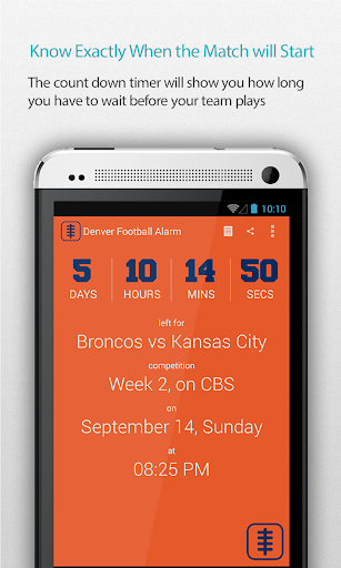 Denver Football Alarm Pro