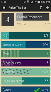 Android application Raise The Bar Pro screenshot