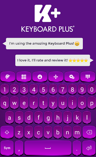 Keyboard Plus Purple