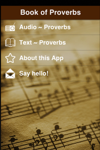 【免費音樂App】Proverbs ~ Audio & Text-APP點子