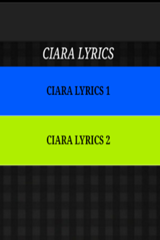 Just The Lyrics - Ciara