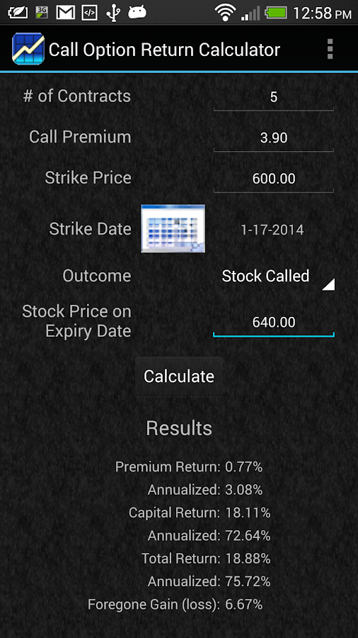 Options covered call calculator and with it offline data entry jobs