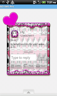 How to mod ZebraNSkullsQT/GO SMS THEME 1.1 apk for pc