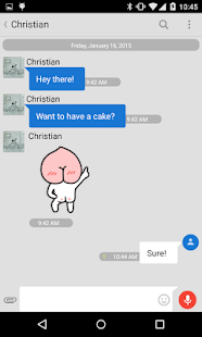 How to install KakaoTalk theme Material Blue 4.0.0 apk for bluestacks