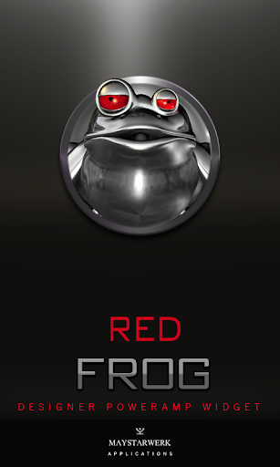 Poweramp Widget Red Frog