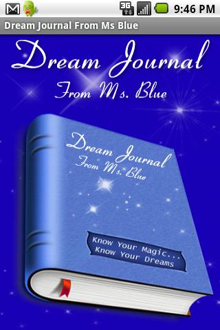 Android application Dream Journal From Ms Blue screenshort