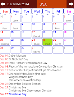 holiday calendar free android apps on google play