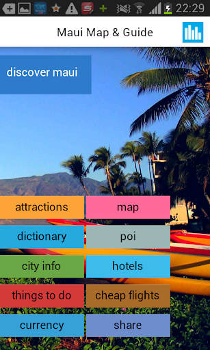 マウイ島 - ハワイオフライン地図·ガイド