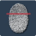 Fingerprint personality scan icon