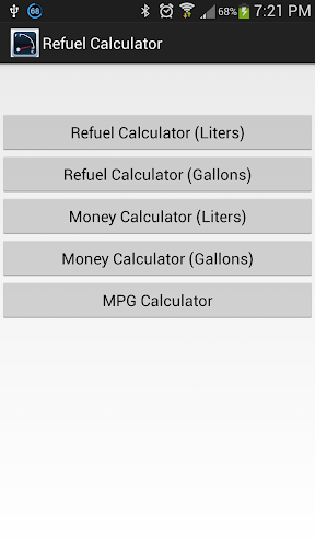 Refueling Calculator