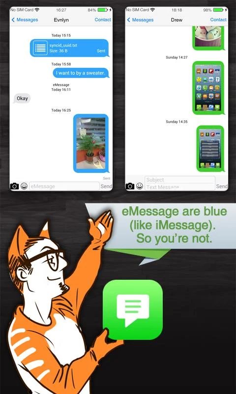 Espier Messages Pro - screenshot