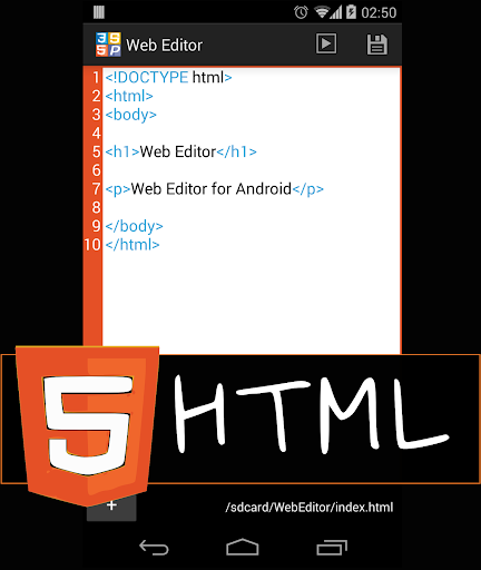 Web Editor Lite HTML Viewer