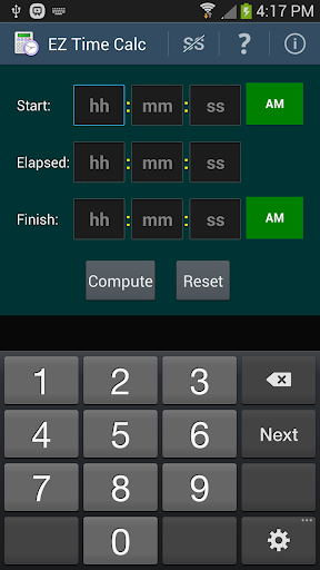 EZ Time Calculator
