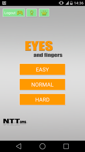 Eyes and fingers