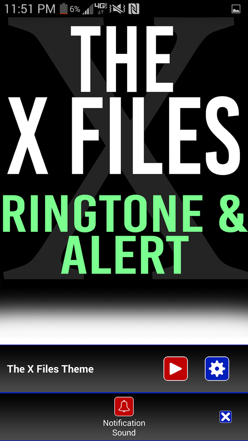 The X-Files Theme Ringtone Screen 3