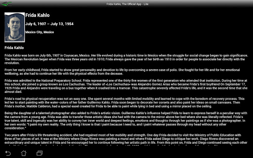 免費下載教育APP|Frida Kahlo-Official App-Lite app開箱文|APP開箱王