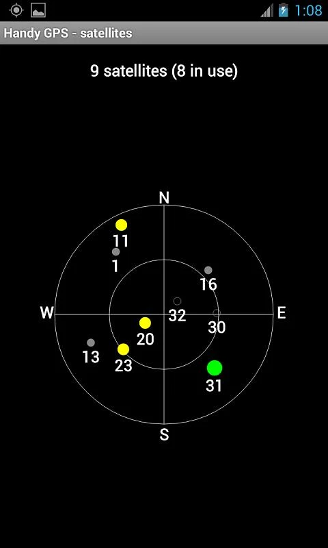   Handy GPS: captura de tela 