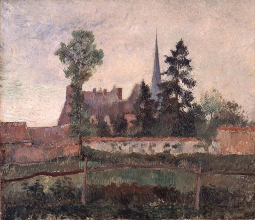 The Church and the Farm at Eragny