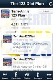 Android application Terri Anns 123 Diet Plan screenshot