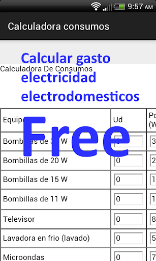 【免費工具App】Mide Consumo electrodomesticos-APP點子