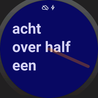 NL text Watch Face