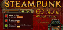 Steampunk GO Note Widget Theme APK