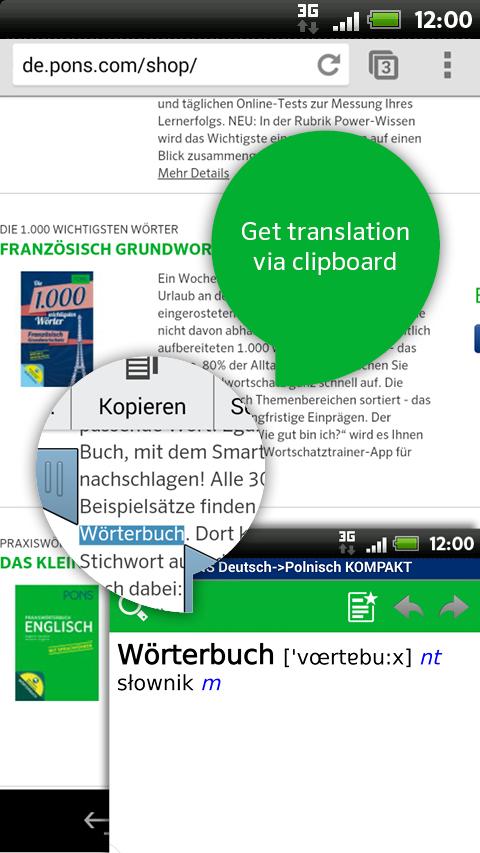 German&lt;&gt;Polish CONCISE Screen 3